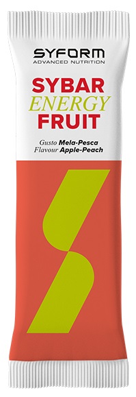 SYBAR ENERGY FRUIT BARRETTA MELA-PESCA 40 G - Farmadillo