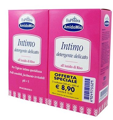 EUPHIDRA ABBINATA INTIMO DETERGENTE DELICATO 200 ML + 200 ML - Farmadillo