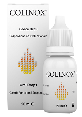 COLINOX SOSPENSIONE GASTROFUNZIONALE GOCCE OROSOLUBILI TRATTAMENTO METEORISMO AEROFAGIA COLICHE GASSOSE 20 ML - Farmadillo