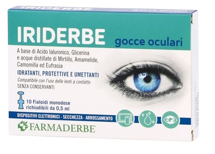 IRIDERBE GOCCE OCULARI MONODOSI 10 FLACONCINI DA 0,5ML - Farmadillo