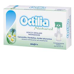 OCTILIA NATURAL GOCCE OCCHI IRRITATI E ARROSSATI 10 FLACONCINI MONODOSE 0,5 ML - Farmadillo