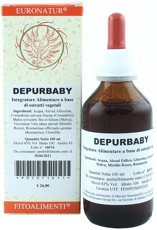 DEPURBABY GOCCE 100 ML - Farmadillo