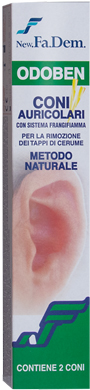 ODOBEN CONO PER PULIZIA AURICOLARE 2 PEZZI - Farmadillo