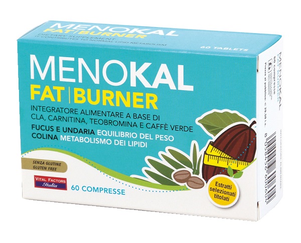 MENOKAL FAT BURNER 60 COMPRESSE - Farmadillo