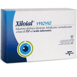 SOLUZIONE OFTALMICA IDRATANTE LUBRIFICANTE XILOIAL 20 MONODOSE DA 0,5ML - Farmadillo