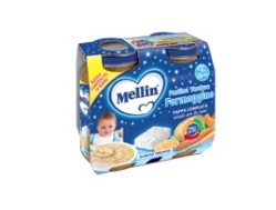 MELLIN BABY CENA COMPLETA FORMAGGINO PASTICA 2 PEZZI DA 200 G - Farmadillo