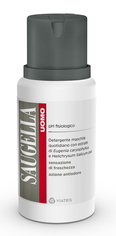 SAUGELLA UOMO PH FISIOLOGICO DETERGENTE MASCHILE 200 ML - Farmadillo