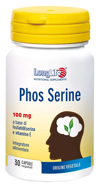 LONGLIFE PHOS SERINE 30 CAPSULE VEGETALI - Farmadillo