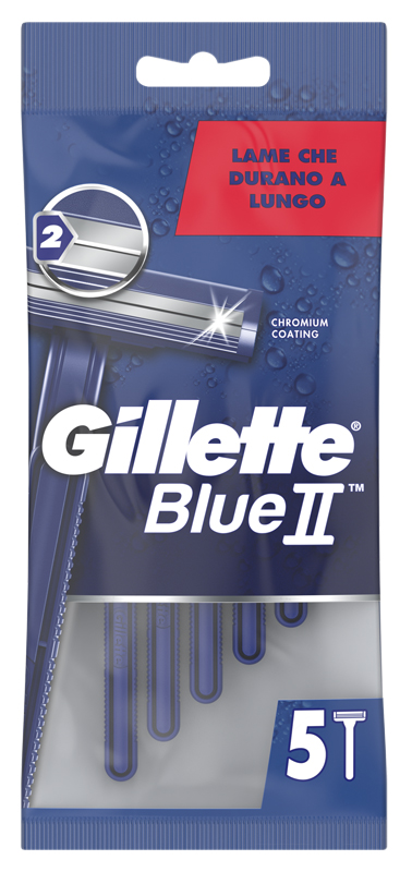RASOIO GILLETTE BLUE II STANDARD 6 X 20 X 5 - Farmadillo
