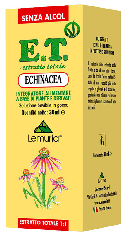 ET ESTRATTO TOTALE ECHINACEA 30 ML SENZA ALCOL - Farmadillo