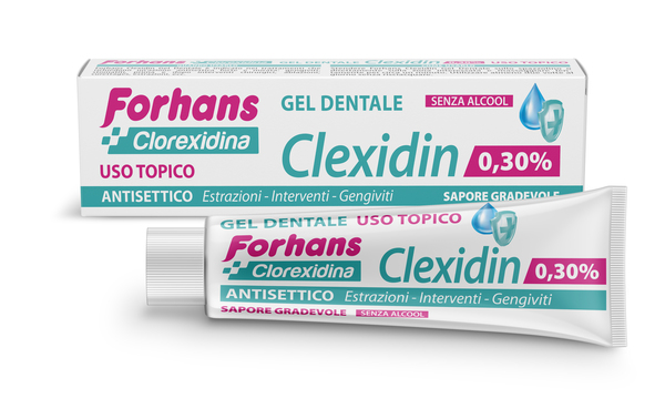FORHANS CLEXIDIN COLLUTORIO IN GEL ALLA CLOREXIDINA 0,30% 30 - Farmadillo