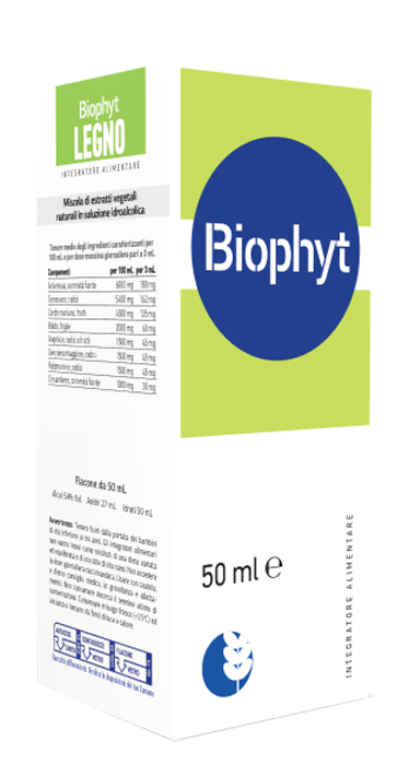 BIOPHYT LEGNO 50 ML SOLUZIONE IDROALCOLICA - Farmadillo
