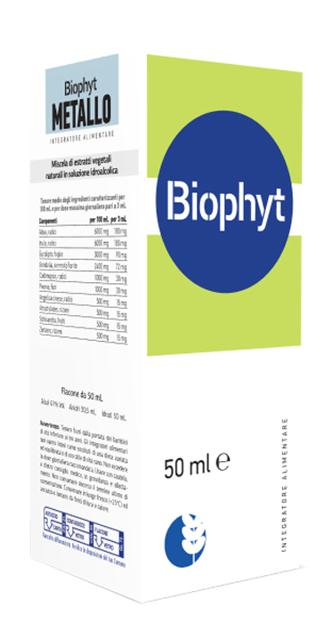 BIOPHYT METALLO 50 ML SOLUZIONE IDROALCOLICA - Farmadillo