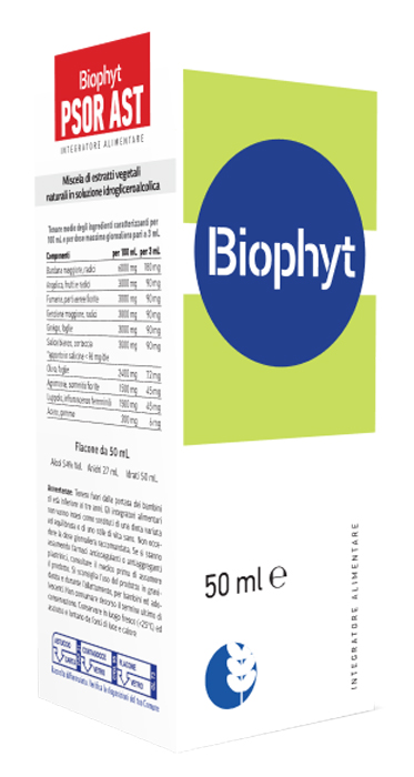 BIOPHYT PSOR AST 50 ML SOLUZIONE IDROALCOLICA - Farmadillo