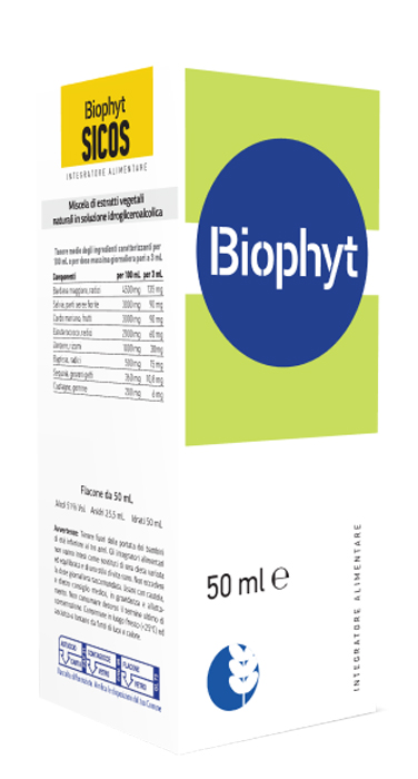 BIOPHYT SICOS 50 ML SOLUZIONE IDROALCOLICA - Farmadillo