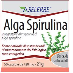 SPIRULINA ALGA ESTRATTO SECCO TITOLATO 50 CAPSULE - Farmadillo
