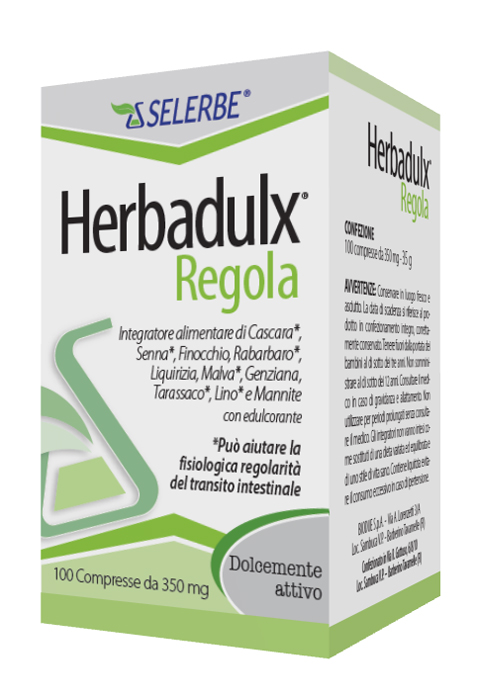 HERBADULX REGOLA 100 COMPRESSE - Farmadillo