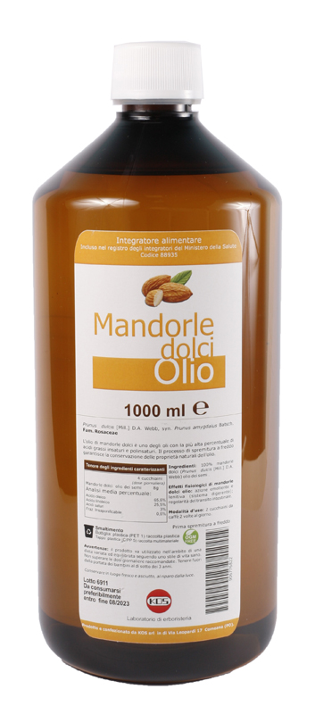 MANDORLE DOLCI OLIO 1000 ML - Farmadillo