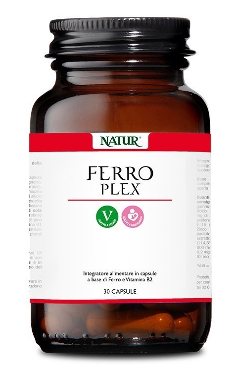 FERRO PLEX 90 CAPSULE VEGETALI 428 MG - Farmadillo