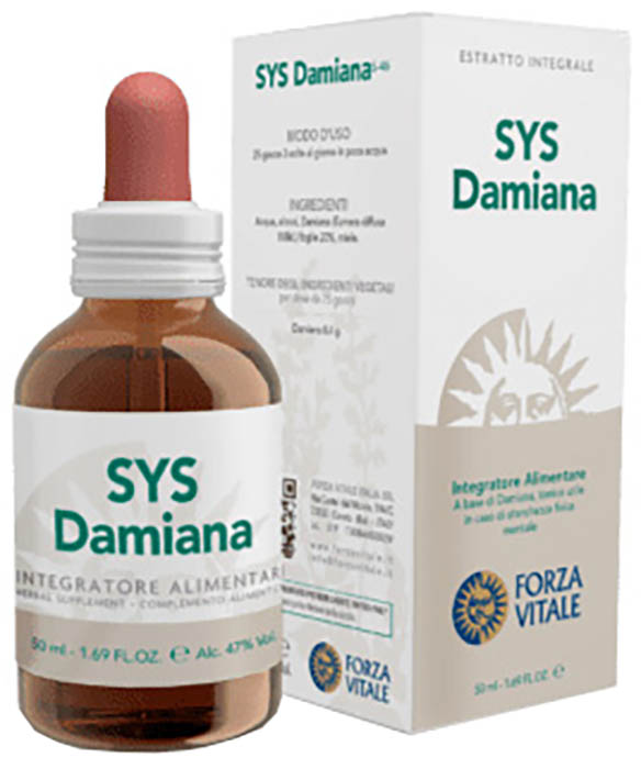SYS DAMIANA GOCCE 50 ML - Farmadillo