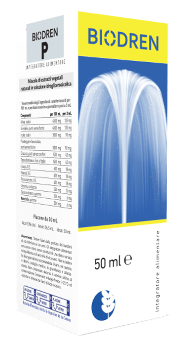 BIODREN P SOLUZIONE IDROALCOLICA 50 ML - Farmadillo