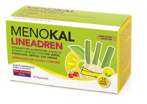 MENOKAL LINEADREN 10 FLACONCINI 10 ML - Farmadillo