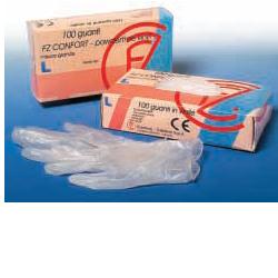 GUANTO IN VINILE CONFORT MISURA EXTRA LARGE ANTIADERENTE BIOCOMPATIBILE UTILIZZABILE ANCHE A CONTATTO CON SOSTANZE ALIMENTARI 100 PEZZI SENZA POLVERE - Farmadillo