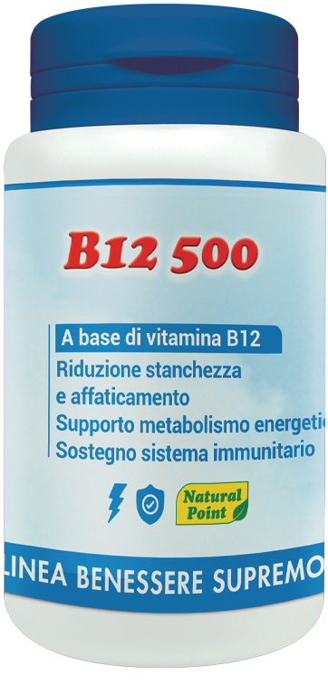 B12 500 CIANOCOBALAMINA 100 CAPSULE VEGETALI - Farmadillo