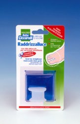 RADDRIZZA ALLUCE IN GEL DI SILICONE BIANCO SEMITRASPARENTE SAGOMATA PER PROTEGGERE E RIALLINEARE L'ALLUCE EVITANDO LO SFREGAMENTO FRA IL PRIMO E IL SECONDO DITO IGIENEPIEDE 1 PEZZO - Farmadillo