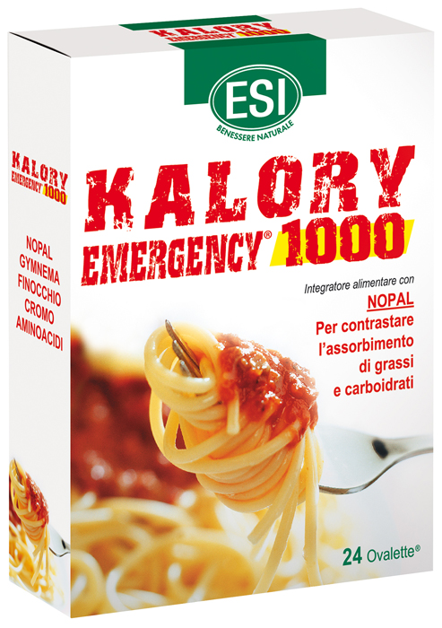 ESI KALORY EMERGENCY 1000 24 OVALETTE - Farmadillo
