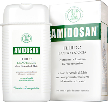 AMIDOSAN FLUIDO BAGNO DOCCIA NUTRIENTE LENITIVO RINFRESCANTE 300 ML - Farmadillo