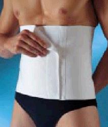 CIZETA ORTO' FLEXA FASCIA POSTOPERATORIA H 27 LEGGERA POLIESTENSIVA COTONE BIANCO 2 - Farmadillo