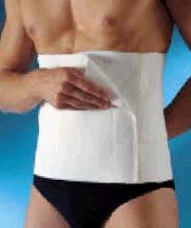 CIZETA ORTO' FLEXA FASCIA POSTOPERATORIA H 27 JOLLY A TRE STRISCE UNITE BIANCO 5 - Farmadillo