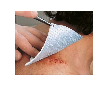 MEDICAZIONE METALLINE GARZA IN TNT ALLUMINIZZATO 8X10CM 10 PEZZI - Farmadillo