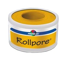 CEROTTO IN ROCCHETTO MASTER-AID ROLLPORE TESSUTO NON TESSUTO 5X2,5 - Farmadillo