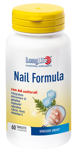 LONGLIFE NAIL FORMULA 60 TAVOLETTE - Farmadillo