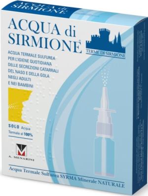 ACQUA SIRMIONE MINERALE NATURALE 6 FIALE 15 ML - Farmadillo