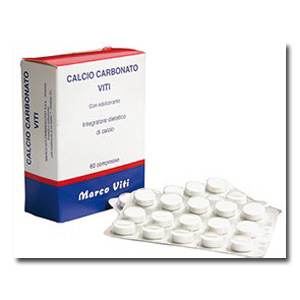 CALCIO CARBONATO VITI 60 COMPRESSE - Farmadillo