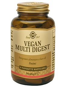 VEGAN MULTI DIGEST 50 TAVOLETTE MASTICABILI - Farmadillo