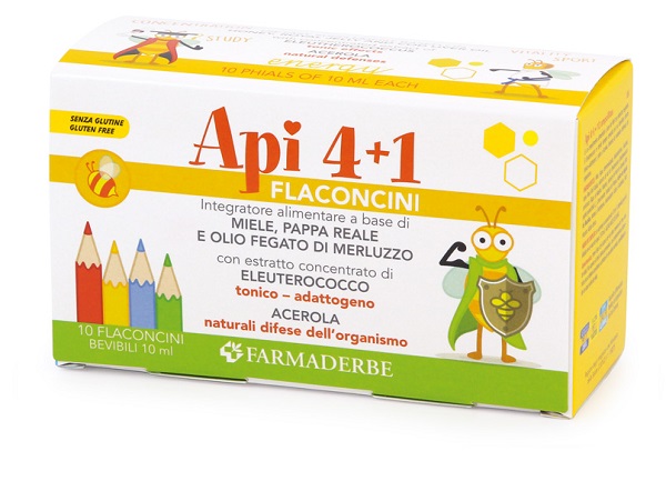APIQUATTRO + 1 10 FLACONCINI DA 10 ML - Farmadillo