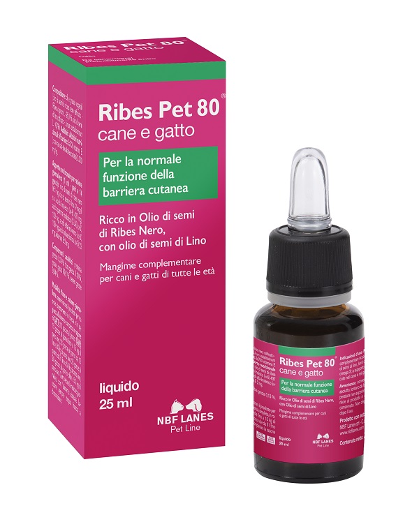 RIBES PET 80 GOCCE OLIO 25 ML CON CONTAGOCCE - Farmadillo