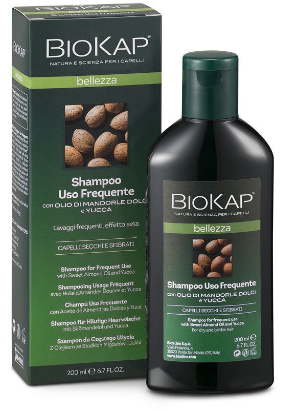 BIOKAP BELLEZZA SHAMPOO USO FREQUENTE 200 ML BIOSLINE - Farmadillo