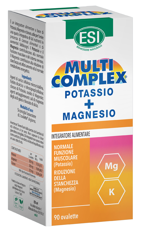 ESI MULTICOMPLEX POTASSIO MG 90 OVALETTE - Farmadillo