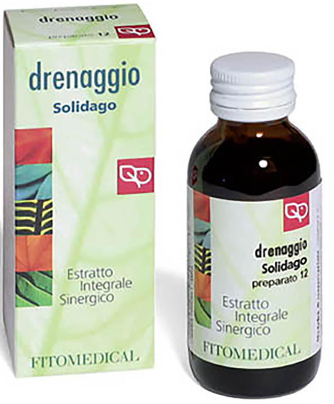 SOLIDAGO DRENAGGIO ESTRATTO INTEGRALE SINERGICO 60 ML PREPARATO 12 - Farmadillo