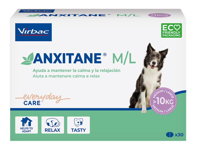 ANXITANE M/L SUPPLEMENTO NUTRIZIONALE SCATOLA 30 COMPRESSE APPETIBILI - Farmadillo