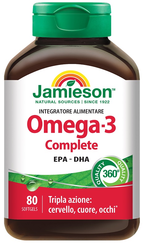 JAMIESON OMEGA 3 COMPLETE 80 PERLE - Farmadillo