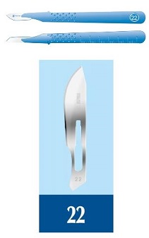 BISTURI PIC MONOUSO STERILE MISURA 22 1 PEZZO - Farmadillo