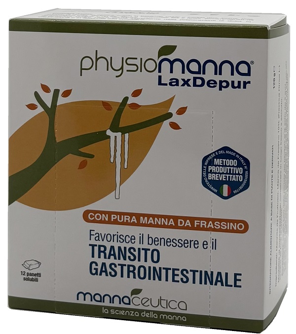 PHYSIOMANNA LAXDEPUR MANNITE DUFOUR 12 PANETTI SOLUBILI DA 10 G - Farmadillo