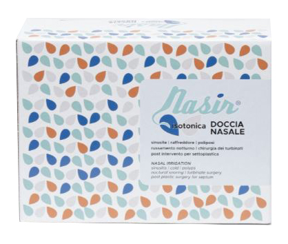 SOLUZIONE FISIOLOGICA ISOTONICA STERILE NASIR IN SCATOLA CON6 SACCHE VERSIONE LUER LOCK DA 500ML - Farmadillo
