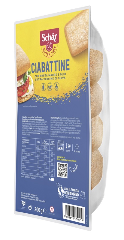SCHAR CIABATTINA 200 G - Farmadillo